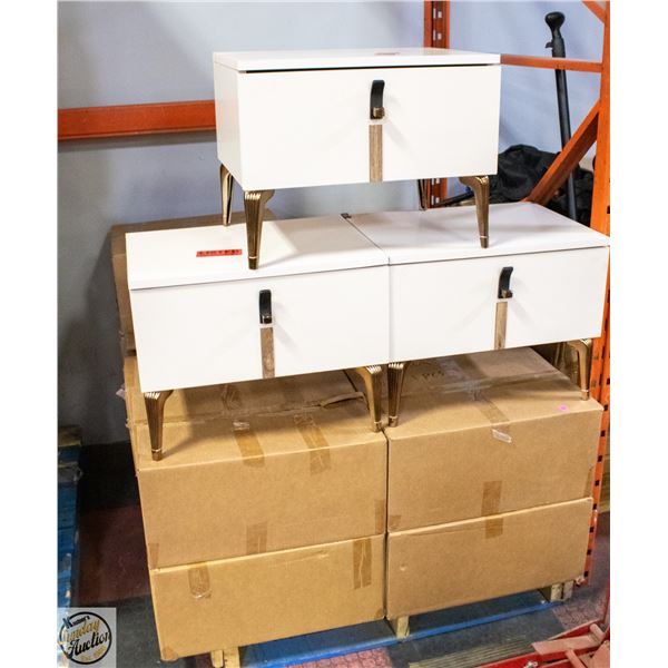 PALLET OF FREIGHT CLAIM NIGHTSTANDS
