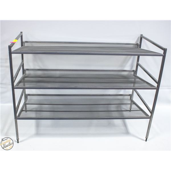 3 TIER METAL SHOE RACK H-20"