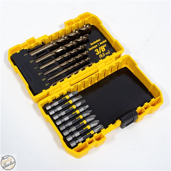 NEW DEWALT DRILL BIT ACCESSORY KIT