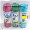 Image 1 : 3PK RUSTOLEUM SPRAY PAINT