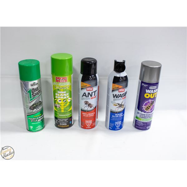 LOT OF WASP/INSECT SPRAY