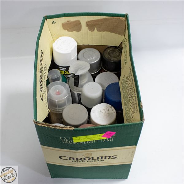 LOT OF SPRAY PAINT