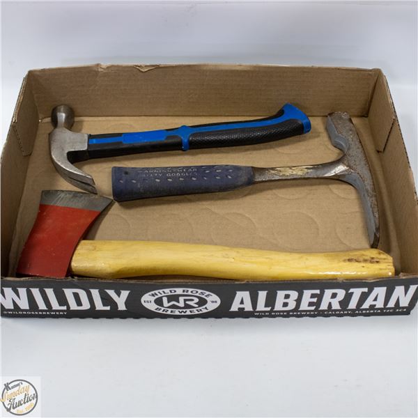 ESTWING ROCK PICK WITH HAMMER AND HATCHET