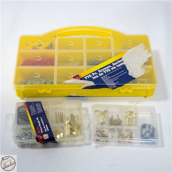 3 WALL HANGING HARDWARE KITS