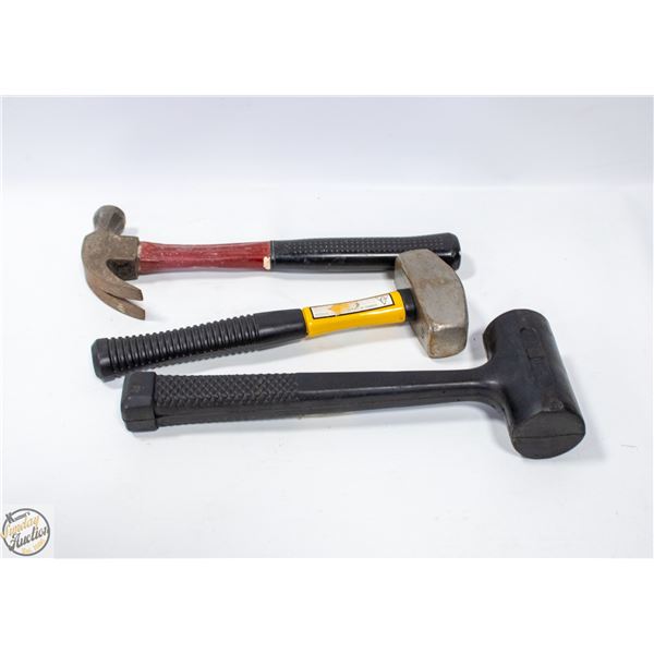 HAND SLEDGE/2LB RUBBER MALLOT/HAMMER
