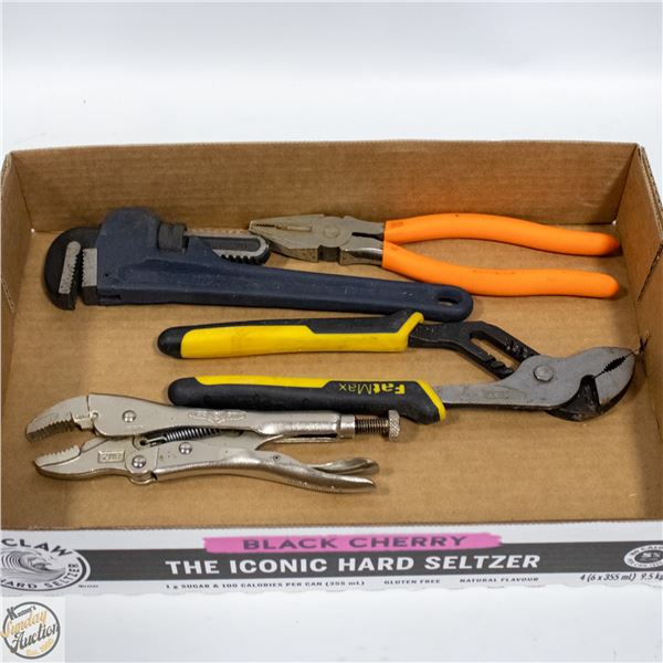 VICE GRIPS/PIPE WRENCH/FAT MAX ADJUSTABLE PLIERS