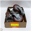 Image 1 : BOX W/4 COLSON HI-TECH RIGID WHEELS, 300 LBS