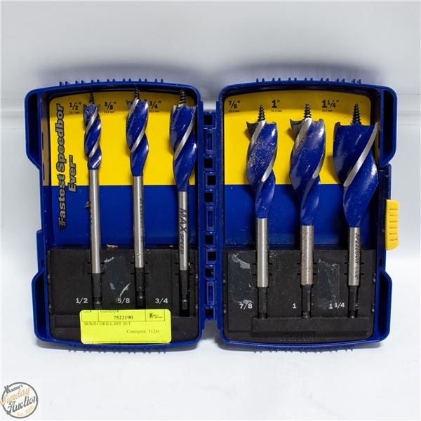 IRWIN DRILL BIT SET
