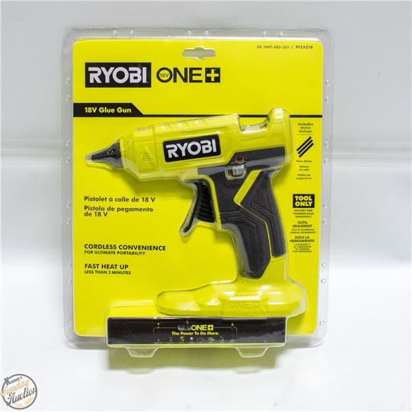 NEW RYOBI 18 VOLT CORDLESS GLUE GUN