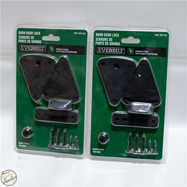 NEW 2 EVERBILT BARN DOOR LOCK