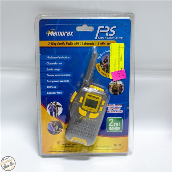 NEW MEMOREX TWO WAY RADIO