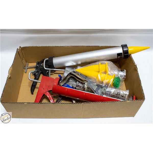 BOX W/ 4 CAULKING GUNS