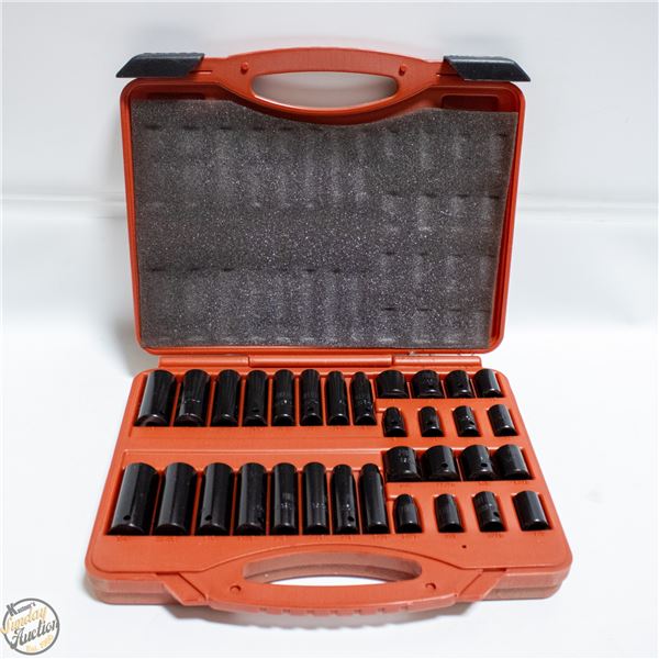 POWERFIST DEEP SOCKET SET APPEARS UNUSED
