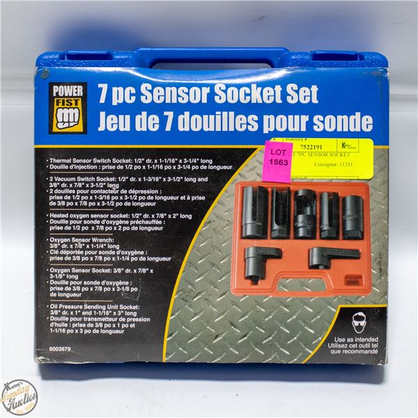 POWERFIST 7PC SENSOR SOCKET SET