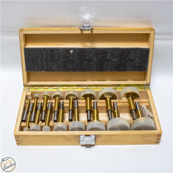 MASTERCRAFT FORSTNER BIT SET WOODEN
