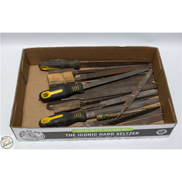 FLAT W/VARIOUS HAND TOOLS GARAGE SURPLUS