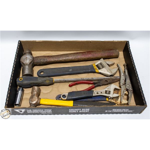 FLAT OF ASSORTED CHISELS - GARAGE SURPLUS