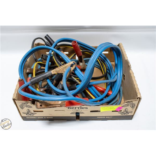 3 SETS OF BOOSTER CABLES