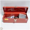 Image 1 : METAL INTERNATIONAL TOOLBOX W/CONTENTS