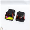 Image 1 : 2PK MILWAUKEE 18V BATTERIES