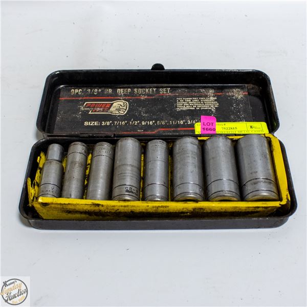 VINTAGE POWERFIST METAL CASED DEEP