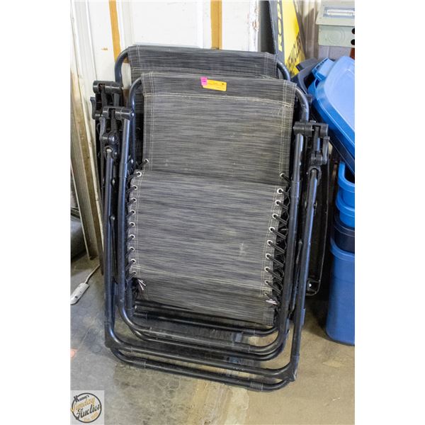 PAIR OF ZERO GRAVITY CHAIRS