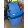 Image 1 : LOT OF STORAGE TOTES