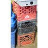 Image 1 : 3 MILK CRATES