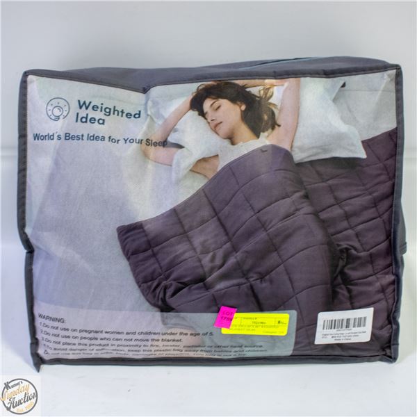 NEW IDEA 60"X 80" WEIGHTED BLANKET 20LBS