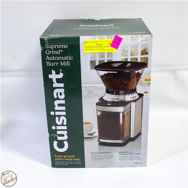 CUISINART SUPREME GRIND AUTOMATIC BURR MILL