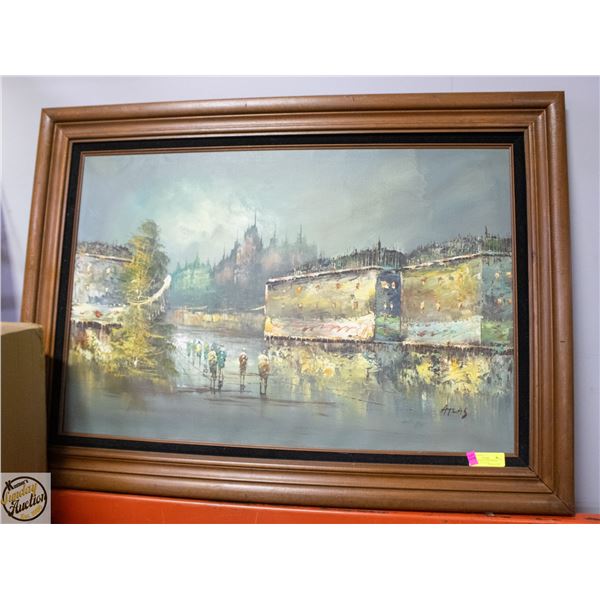 LARGE ORIGINAL PAINTING BY ATLAS PROFESSIONAL