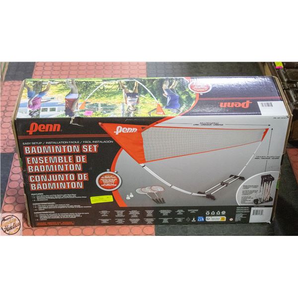 NEW PENN EASY SETUP BADMINTON SET INCLUDES