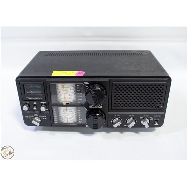 REALISTIC DX 200 RECEIVER