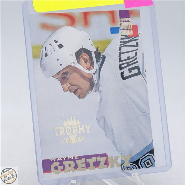 WAYNE GRETZKY TROPHY WINNER TOPPS ART ROSS+LADY