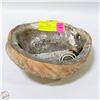 Image 1 : TRADITIONAL ABALONE SHELL SMUDGE POT W SAGE