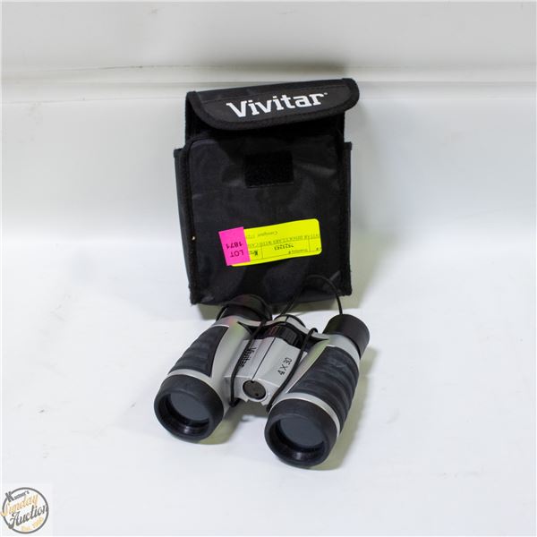 VIVITAR BINOCULARS WITH CASE