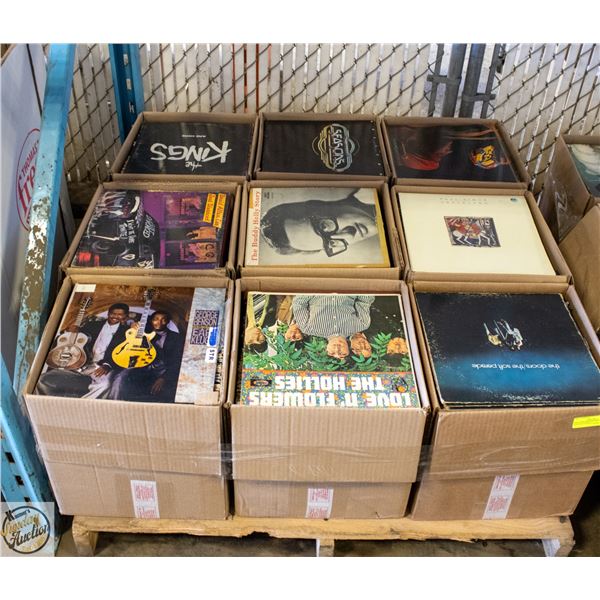 PALLET OF RECORDS: ROCK, POP, COUNTRY & MORE