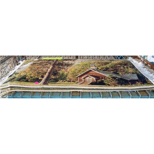 UNCLAIMED LOT OF 4 ENTRANCE RUGS 19.5" X 40" EACH