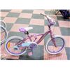 Image 1 : AVIGO 18" GIRLS BIKE DUAL HAND BRAKES