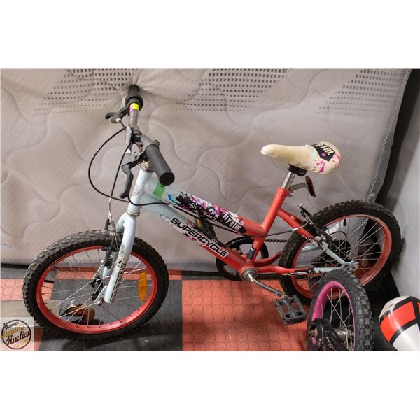 SUPERCYCLE FLY GIRL 18" DUAL HAND BRAKE BICYCLE