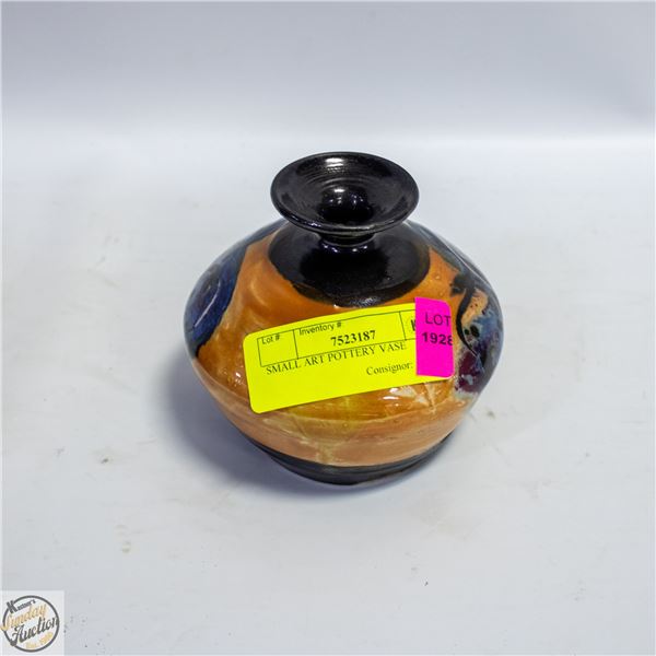 SMALL ART POTTERY VASE