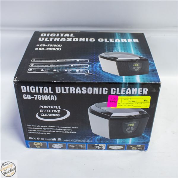 750ML ULTRASONIC JEWELRY / GLASSES CLEANER