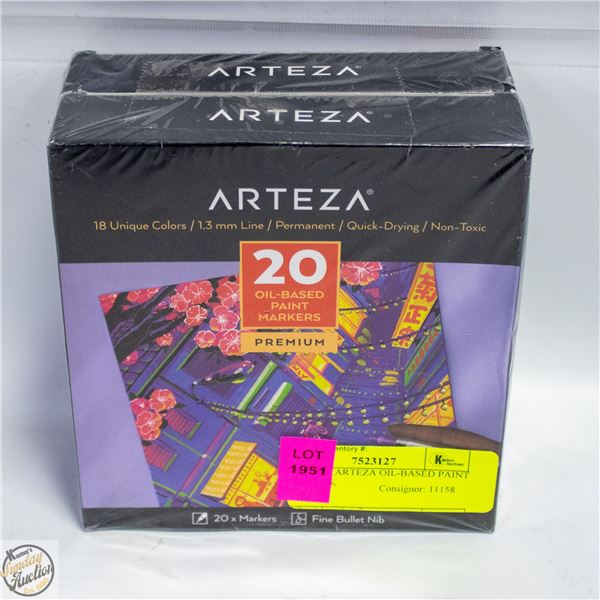 2 SETS OF ARTEZA OIL-BASED PAINT MARKERS,