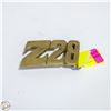 Image 1 : VTG 1978 CAMARO Z28 SOLID BRASS BELT BUCKLE
