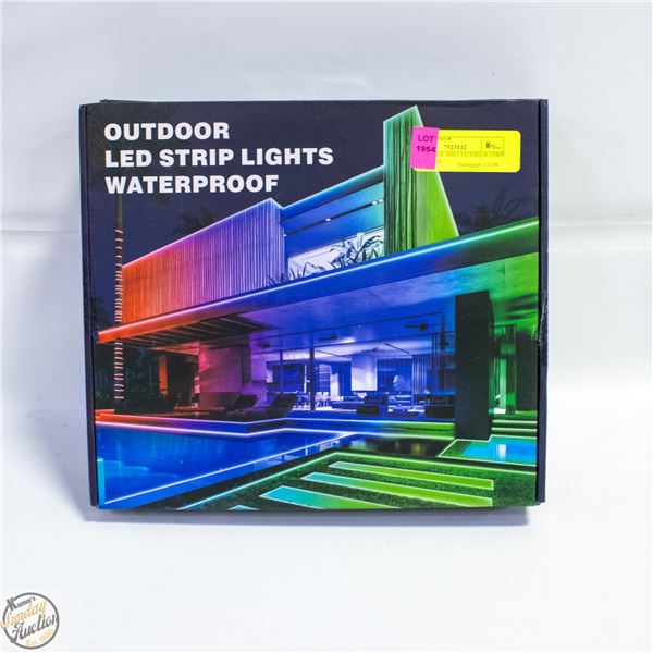 TWO SETS OF 100FT OUTDOOR STRIP LIGHTS, LED,