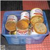 Image 1 : BIN WITH VINTAGE ROGERS SYRUP TINS 5 & 10LB (8)