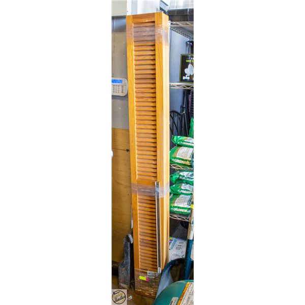 FIR LUVERED BI-FOLD DOORS PLUS HARDWARE FOR