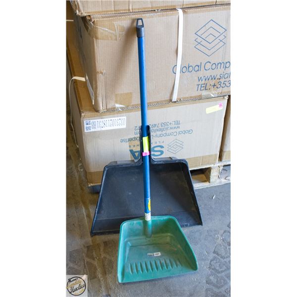 SL SHOP DUSTPAN WITH HANDHELD POLE DUSTPAN