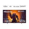 Image 1 : HISENSE 100" 4K UHD 4XHDMI SMART QLED TV MODEL QD7N