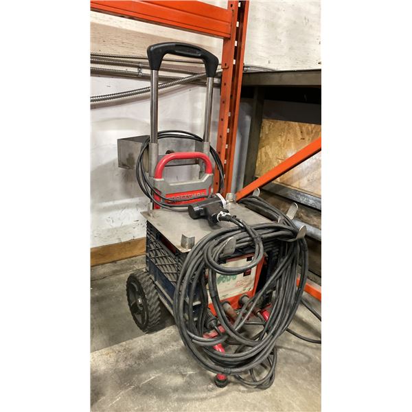 PRO WELD CD-212 STUD WELDER ON MOBILE CRAFTSMAN DOLLY
